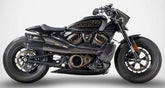 Gt-Black Stainless Steel Racing Slip-On Kit