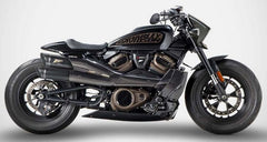 Gt-Black Stainless Steel Racing Slip-On Kit