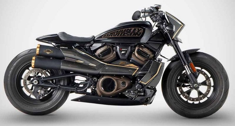 120Th Limited Edition_ Black Stainless Steel E5 Homologated Slip-On Kit