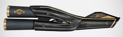 120Th Limited Edition_ Black Stainless Steel Racing Slip-On Kit