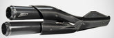 Zard Topgun-Black Stainless Homologated E5 Slip-On Kit | ZHD007S10SCO-B