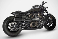 Topgun-Black Stainless Steel Racing Slip-On Kit