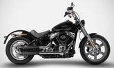 Black Stainless Steel E4/E5 Homologated 2>2 Slip-Ons Alu End-Caps