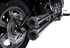 Zard Polished Stainless Homologated E4/E5 2>2 Slip-Ons | ZHD008S10SAO-P