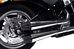 Zard Polished Stainless Homologated E4/E5 2>2 Slip-Ons Avio | ZHD008S10SSO-P