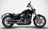 Black Stainless Steel Racing 2>2 Slip-Ons Avio