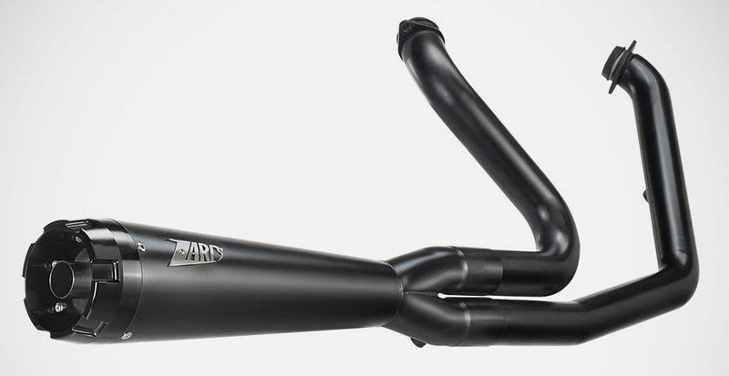 Zard Black Stainless Homologated E4/E5 2>1 Full Kit And Black Alu End Cap | ZHD009S00SAO-B