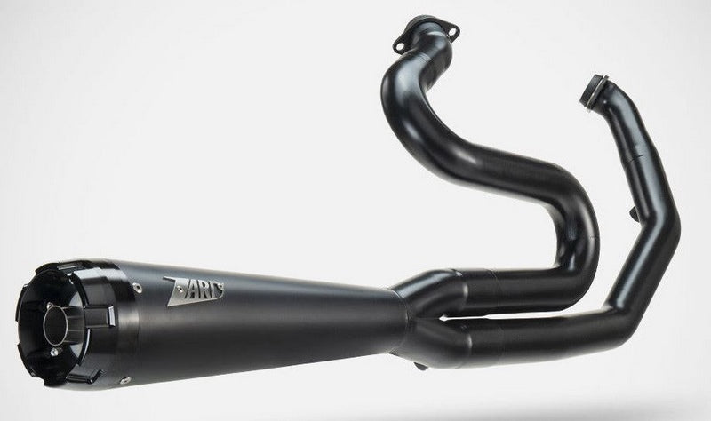 Zard Black Stainless Homologated E4/E5 2>1 Full Kit | ZHD013S00SAO-B