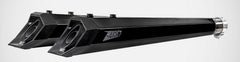Zard Black Stainless Racing Slip-Ons "Maverick" And Black Alu End-Caps | ZHD028S10SAR-B