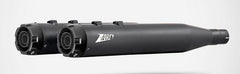 Black Stainless Steel E5 Homologated Slip-Ons And Black Alu End-Caps