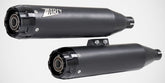Zard Black Stainless Homologated E5 Slip-Ons Black End-Caps | ZHD032S10SAO-B