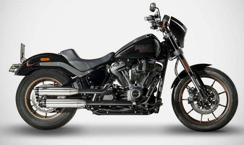 Stainless Steel Racing Slip-Ons With Black Alu End-Cap