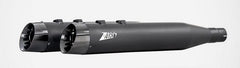 Black Stainless Steel E5 Homologated Slip-Ons And Black Alu End-Caps