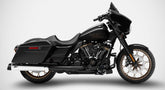 Chromed Stainless Steel E5 Homologated Slip-Ons And Black Alu End-Caps