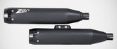 Black Stainless Steel E4/E5 Homologated Slip-Ons With Black Alu End-Cap