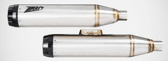 Stainless Steel E4/E5 Homologated Slip-Ons With Black Alu End-Cap