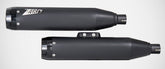 Black Stainless Steel Racing Slip-Ons With Black Alu End-Cap