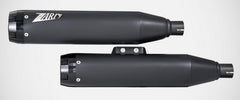 Black Stainless Steel Racing Slip-Ons With Black Alu End-Cap