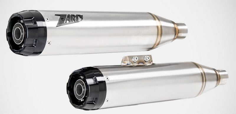Zard Stainless Homologated E4/E5 Slip-Ons With Black Alu End-Cap | ZHD039S10SAO