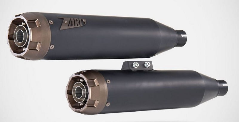 Zard Black Stainless Racing Slip-Ons Dark Bronzed End-Cap&Logo | ZHD039S10SBR-B