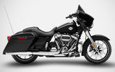 Polished Stainless Steel Racing Slip-Ons And Black Alu End-Caps