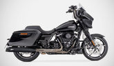 Black Stainless Steel E3 Homologated Slip-Ons And Black Alu End-Caps