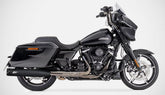Black Stainless Steel E3 Homologated Slip-Ons And Black Alu End-Caps