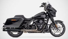 Black Stainless Steel E3 Homologated Slip-Ons And Black Alu End-Caps