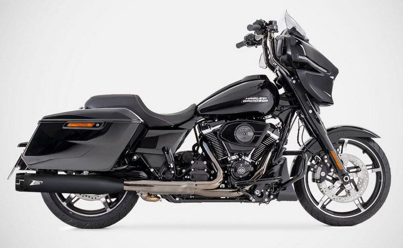 Black Stainless Steel Racing Slip-Ons And Black Alu End-Caps