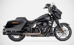 Black Stainless Steel Racing Slip-Ons And Black Alu End-Caps