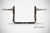 Handlebar Bull 10” High Quality, Black Chrome Steel
