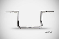 Handlebar Bat 12” High Quality, Silver Chrome Steel