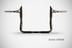 Handlebar Bull 10” High Quality, Black Chrome Steel