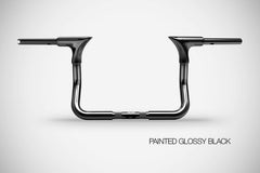 Handlebar Eagle 12” High Quality, Glossy Black Steel