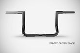 Handlebar Bat 12” High Quality, Glossy Black Steel
