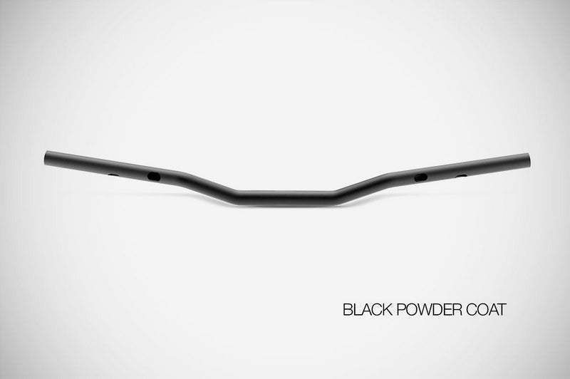 Handlebar Sport Low 1.1" Black Powder Coat Aisi 304 Stainless Steel