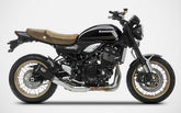 Black Stainless Steel E4 Homologated Slip-On