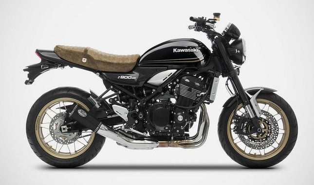 Black Stainless Steel Racing Slip-On