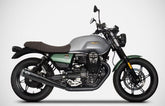 Black Stainless Steel E5 Homologated Slip-Ons