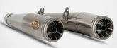Polished Stainless Steel E5 Homologated Slip-Ons