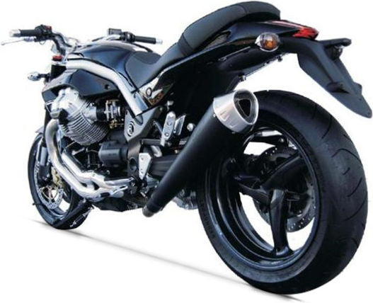 Conical-Black Stainless Steel E3 Homologated Slip-On