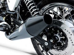 Conical-Black Stainless Steel Racing Slip-Ons
