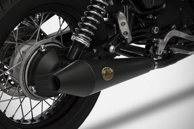 Conical-Black Stainless Steel E3 Homologated Slip-Ons
