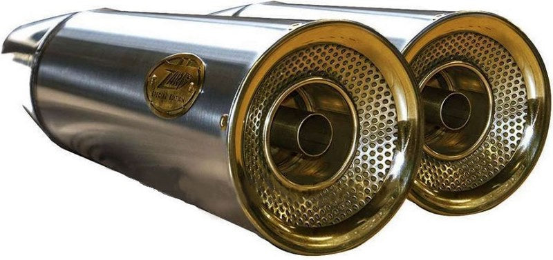 Zard Big Stainless Racing Slip-Ons | ZMG080S10SBR
