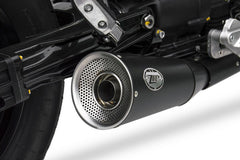 Big-Black Stainless Steel Racing Slip-Ons