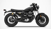 Slim-Black Stainless Steel Racing Slip-Ons