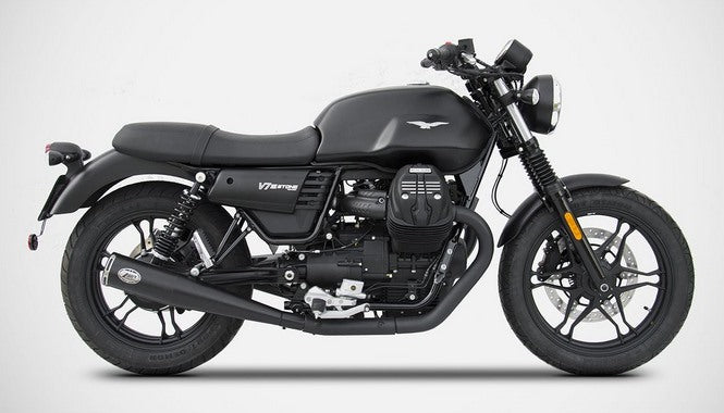 Zuma-Black Stainless Steel E4 Homologated Slip-Ons