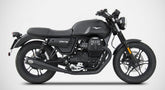 Zuma-Black Stainless Steel Racing Slip-Ons