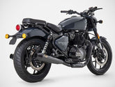 Zard Black Stainless Slip-Ons Racing | ZRE006S10SSR-B