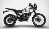 Zard Stainless Slip-On Racing With Black Alu Sleeve | ZRE007S10ASR